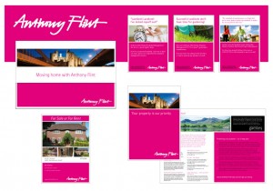 Anthony Flint Estate Agent Brochure Folders Adverts